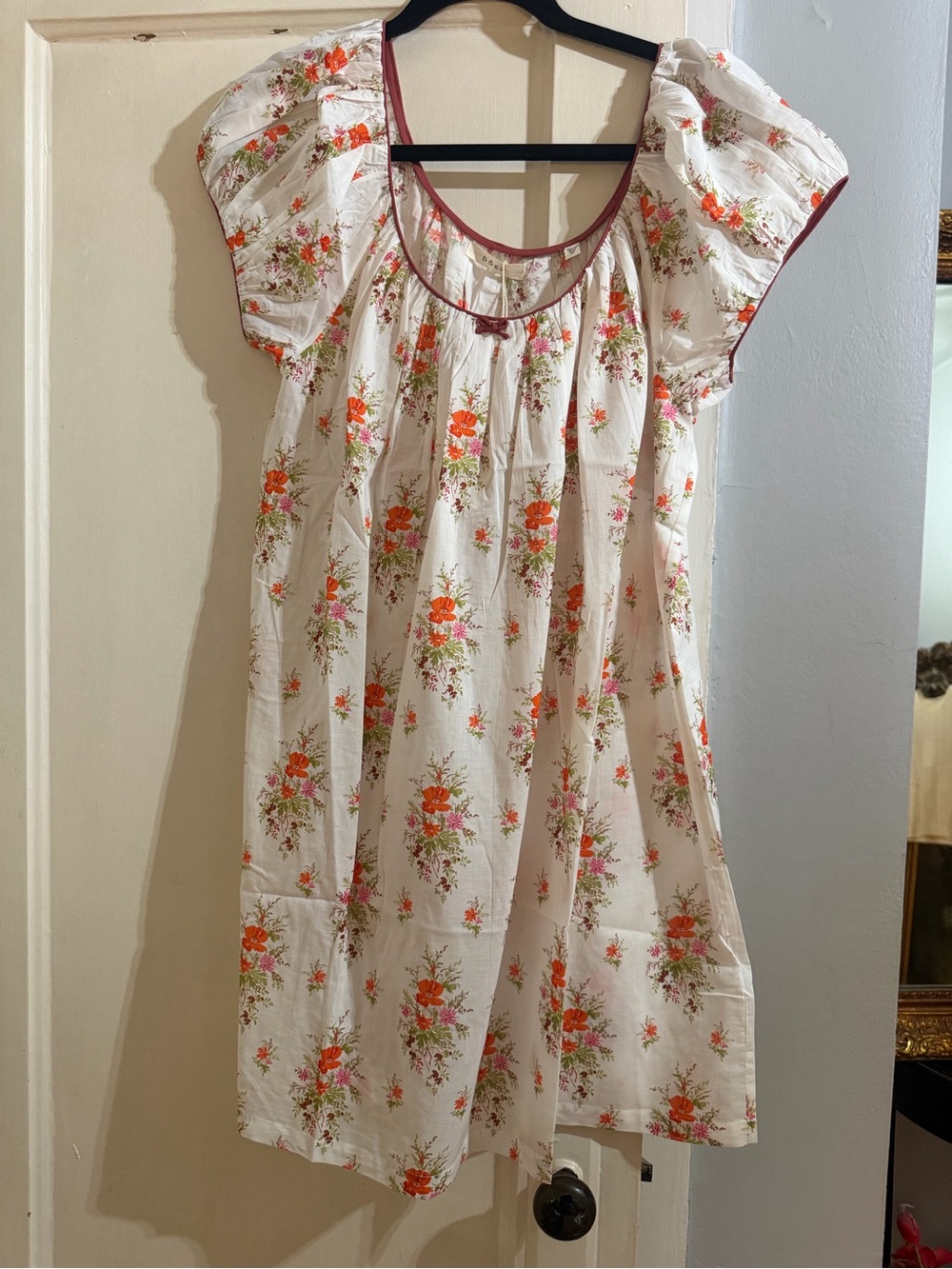 NWT Doen Julia Dress Petite Rose print M - Picture 9 of 10
